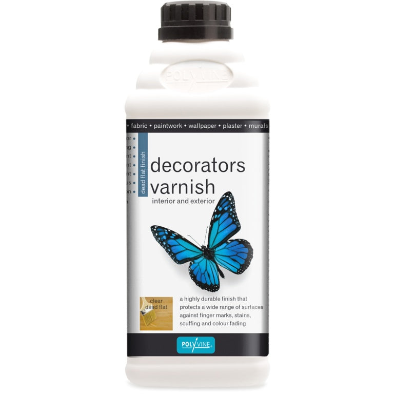 Polyvine Protective Decorators Varnish Dead Flat Finish