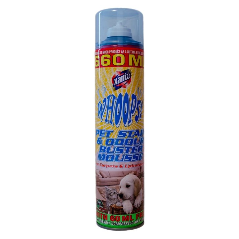 Xanto Vamoosh Mousse para eliminar olores y manchas de mascotas
