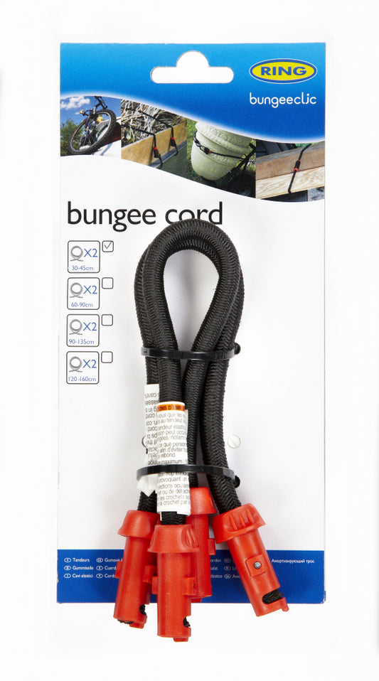 Ring Bungee Clic Cords Twin Pack