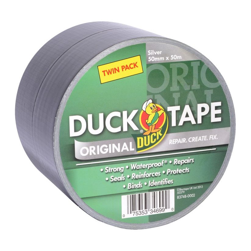 Duck Tape Original Twin Pack 50mm x 50m