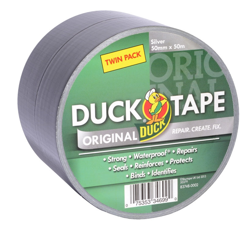 Duck Tape Original Twin Pack 50mm x 50m