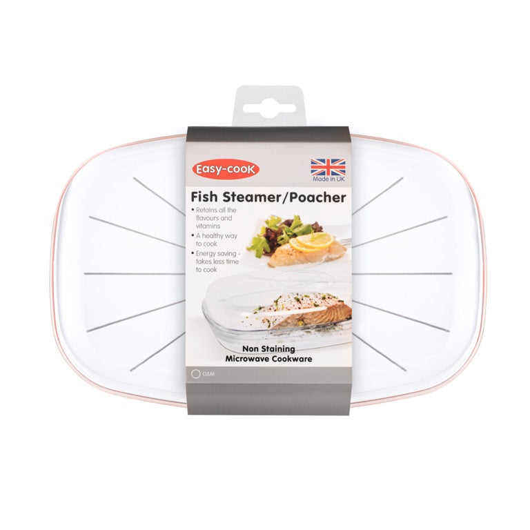 Cuiseur vapeur à poisson Pendeford Easy Cook rouge