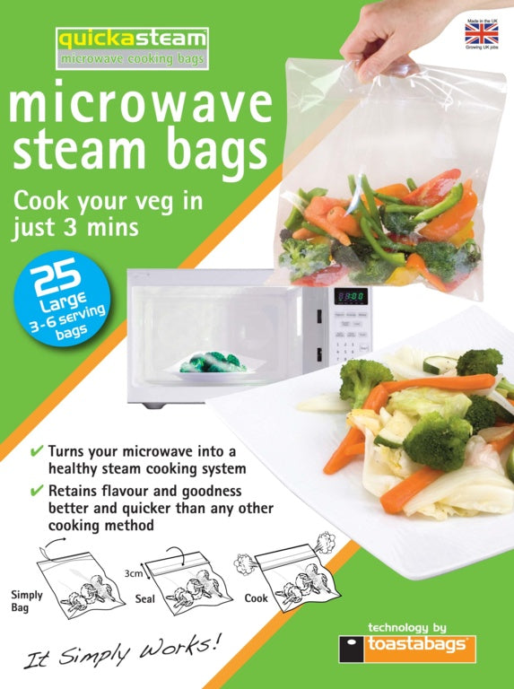 Planit quickasteam Microwave Steam Bags