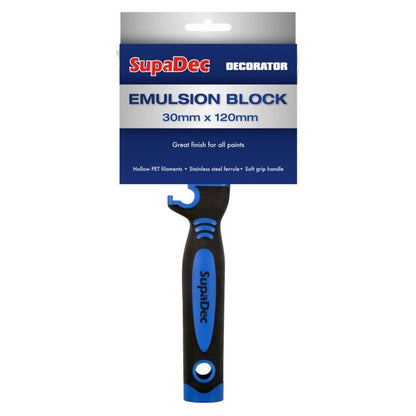 SupaDec Emulsion Block Brush (30mm x 120mm)