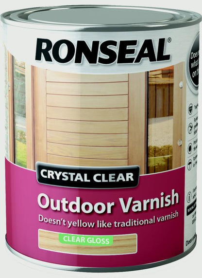 Vernis extérieur transparent Ronseal 750 ml