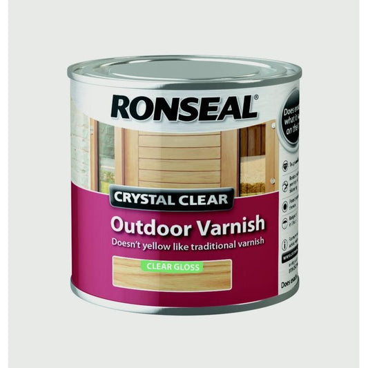 Ronseal Crystal Clear Outdoor Varnish 250ml