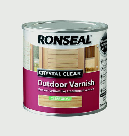 Ronseal Crystal Clear Outdoor Varnish 250ml