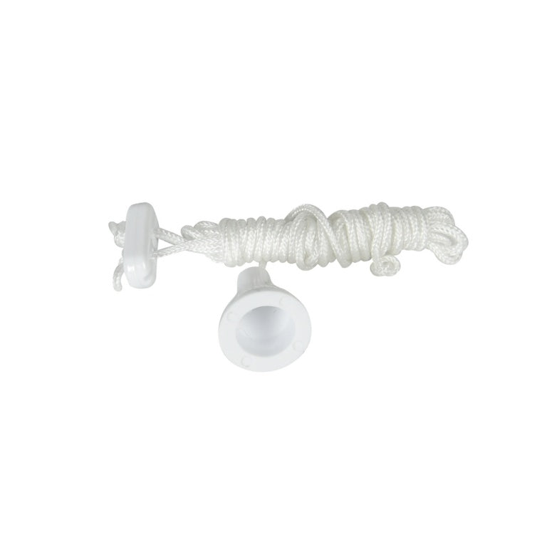 Dencon Spare Pull Cord for Ceiling Switch, White Pre-Packed