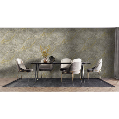 Holden Portoro Marble Grey/Gold Wallpaper (36283)