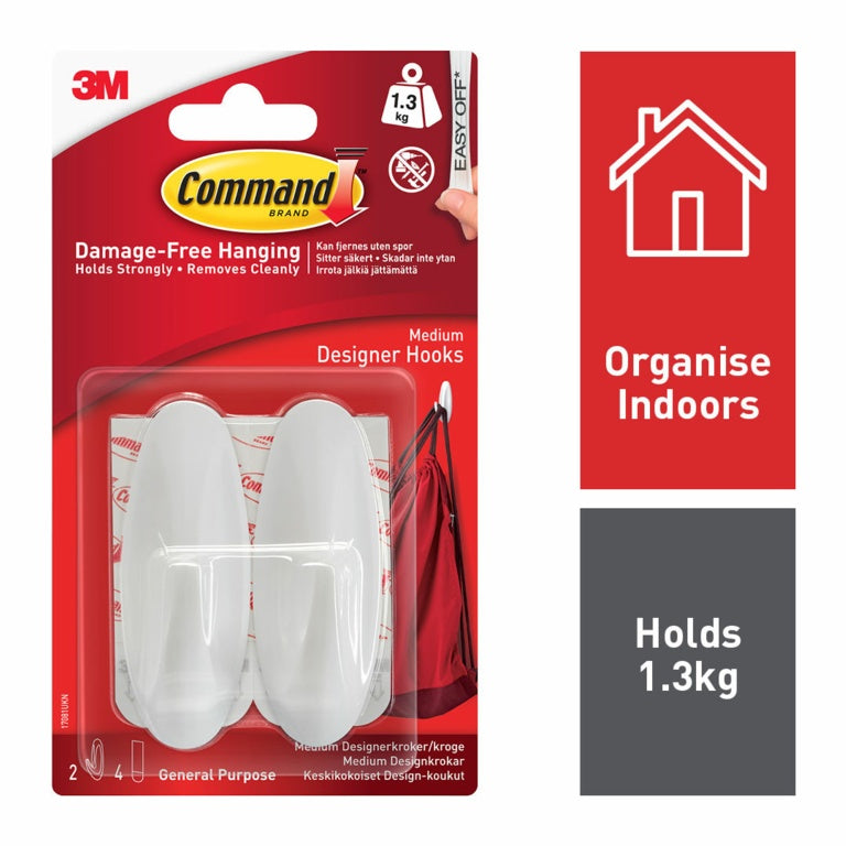 Command™ Medium Designer Hooks