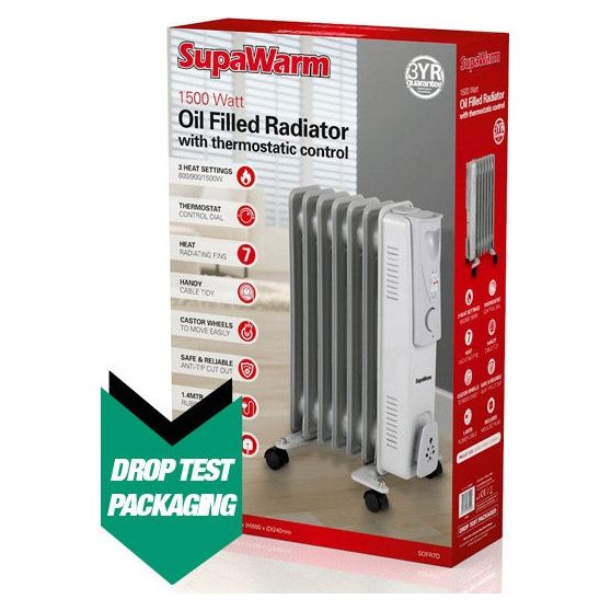 SupaWarm Oil Filled Radiator 1500w