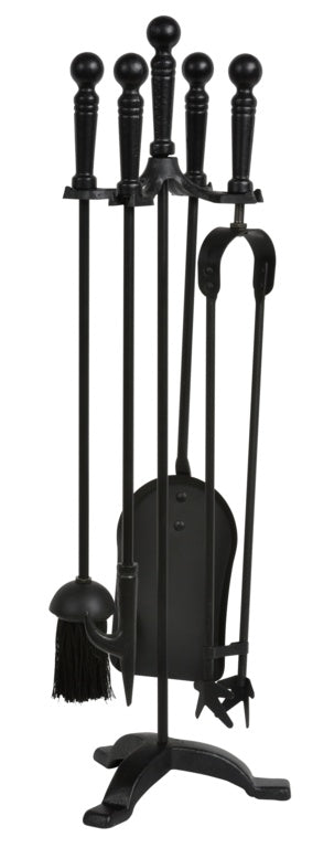 Hearth & Home All Black Companion Set 5 Piece