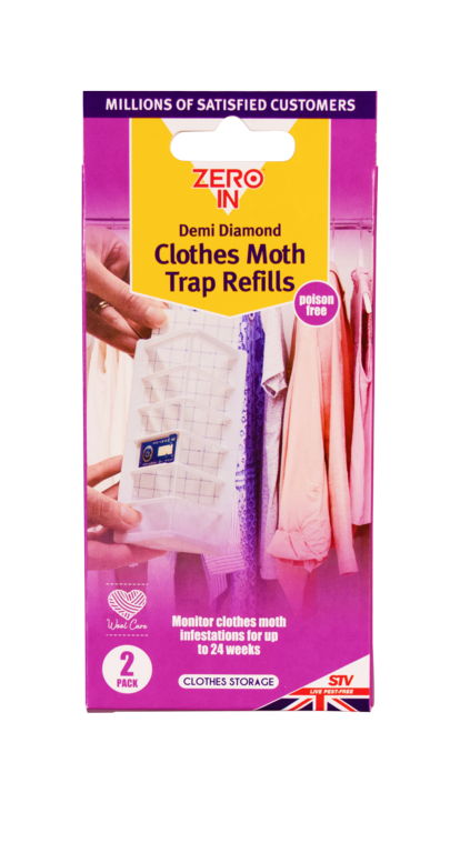 Zero In Demi Diamond Clothes Moth Refills - Twin Pack