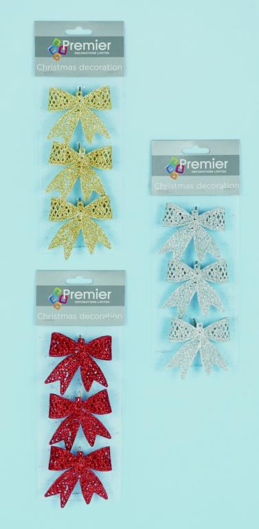 Premier Glitter Bows Clip