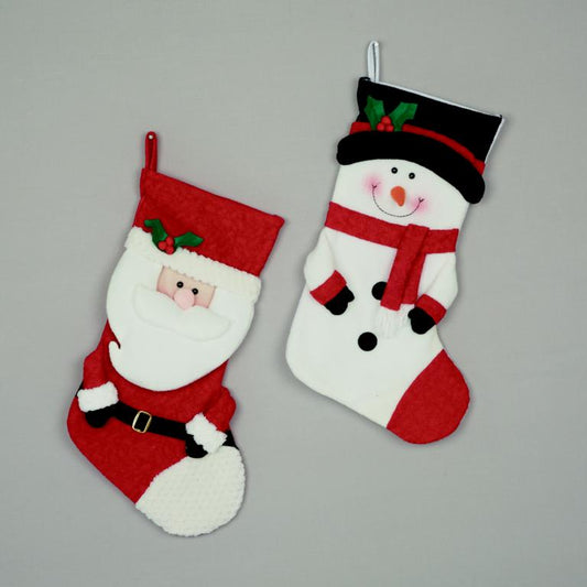 Premier Santa Snowman Stocking