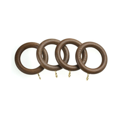 Universal Wood Rings – Walnut (Pack of 4)