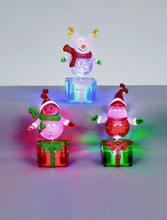 Premier Colour Changing Santa Snowman Reindeer