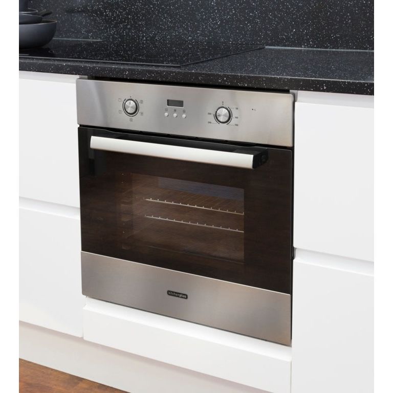 Kitchenplus Stainless Steel Electric Single Fan Oven 600mm