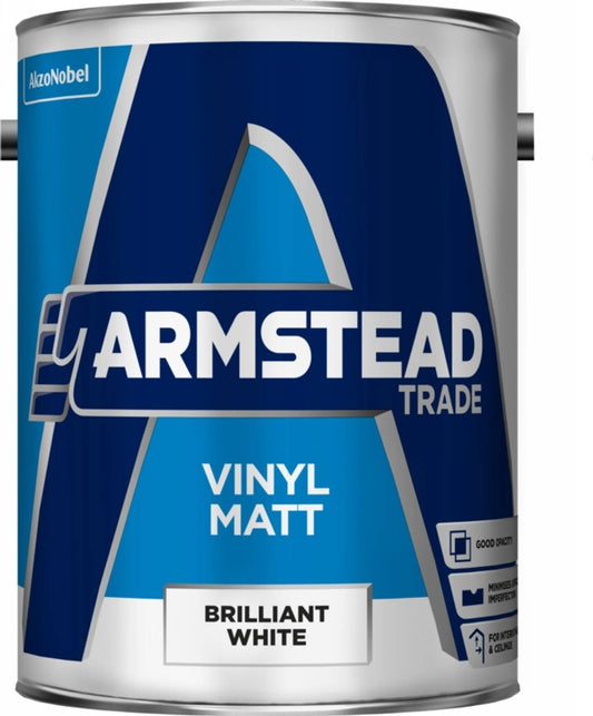 Armstead Trade Vinyl Matt 5L Brilliant White