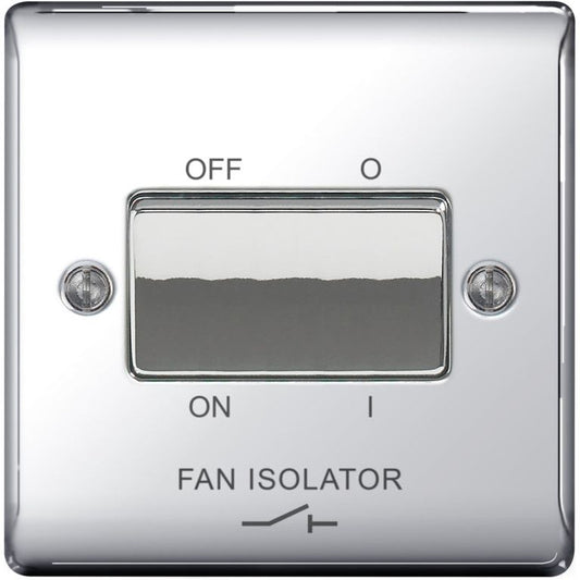 Isolateur de ventilateur à 3 pôles avec interrupteur à plaque BG 10ax