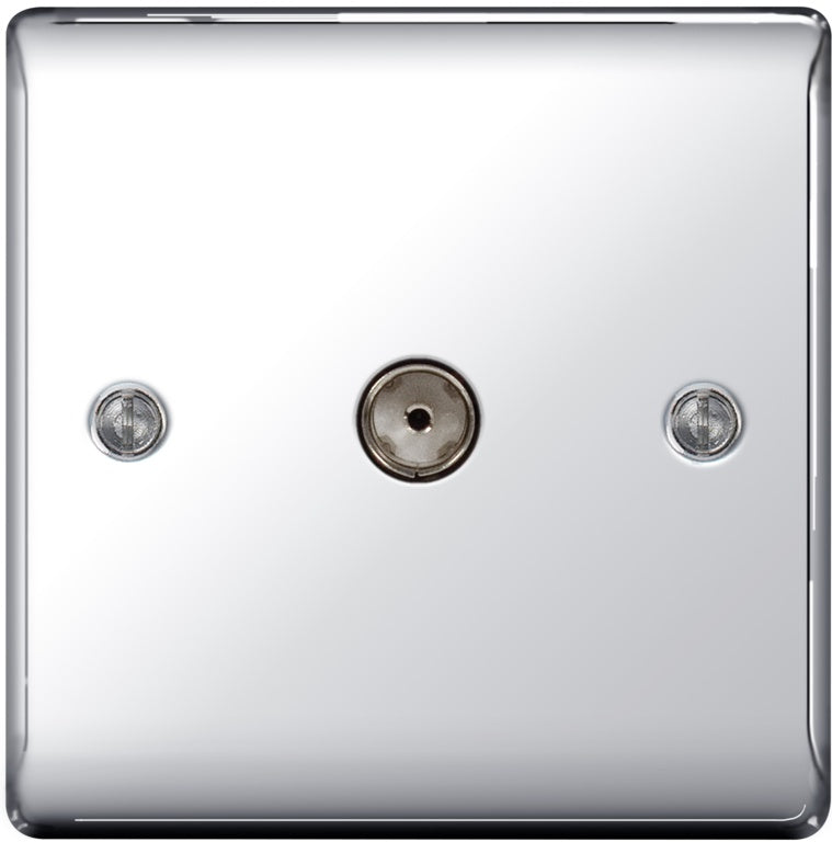 BG Metal Chrome Co-Axial Socket