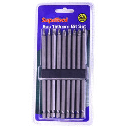 SupaTool Bit Set 150mm 9 Piece