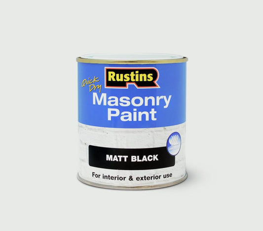 Peinture pour maçonnerie Rustins 250 ml noir