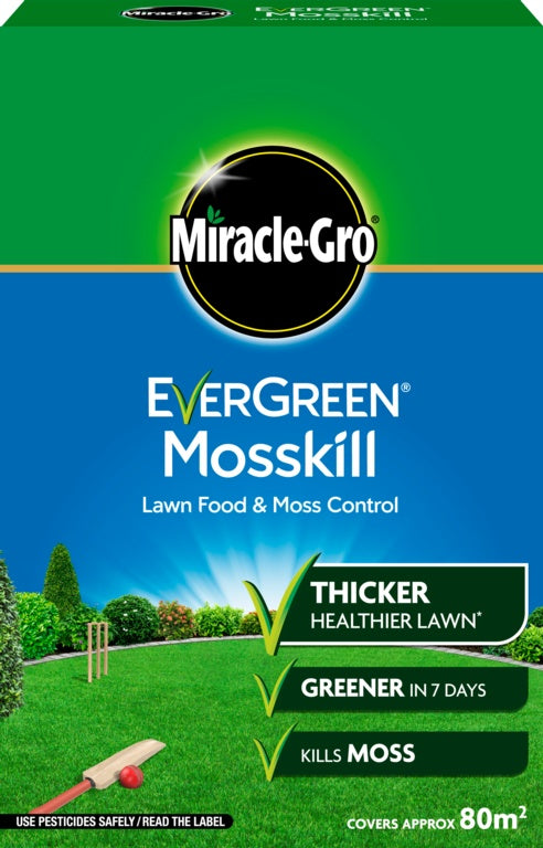 Miracle-Gro® Evergreen Mosskill avec engrais pour pelouse