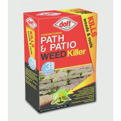 Doff Désherbant Chemin &amp; Patio 3 Sachet Concentré 3 x 80 ml