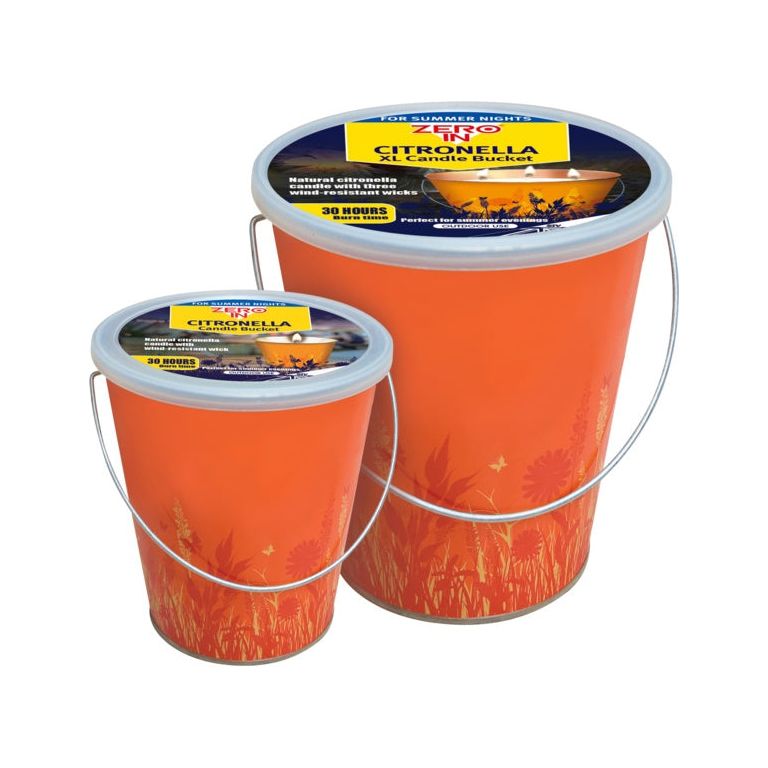 Zero In Citronella Candle Bucket