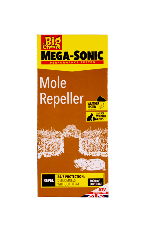 The Big Cheese Mega Sonic Mole Repeller