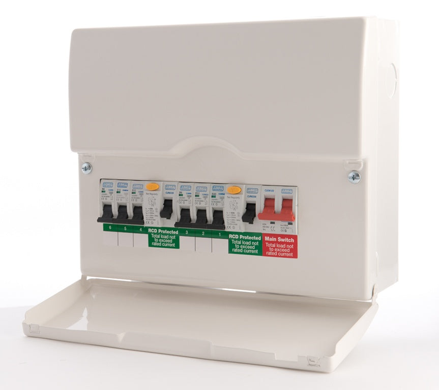 BG Dual RCD Pre-Pop Consumer Unit