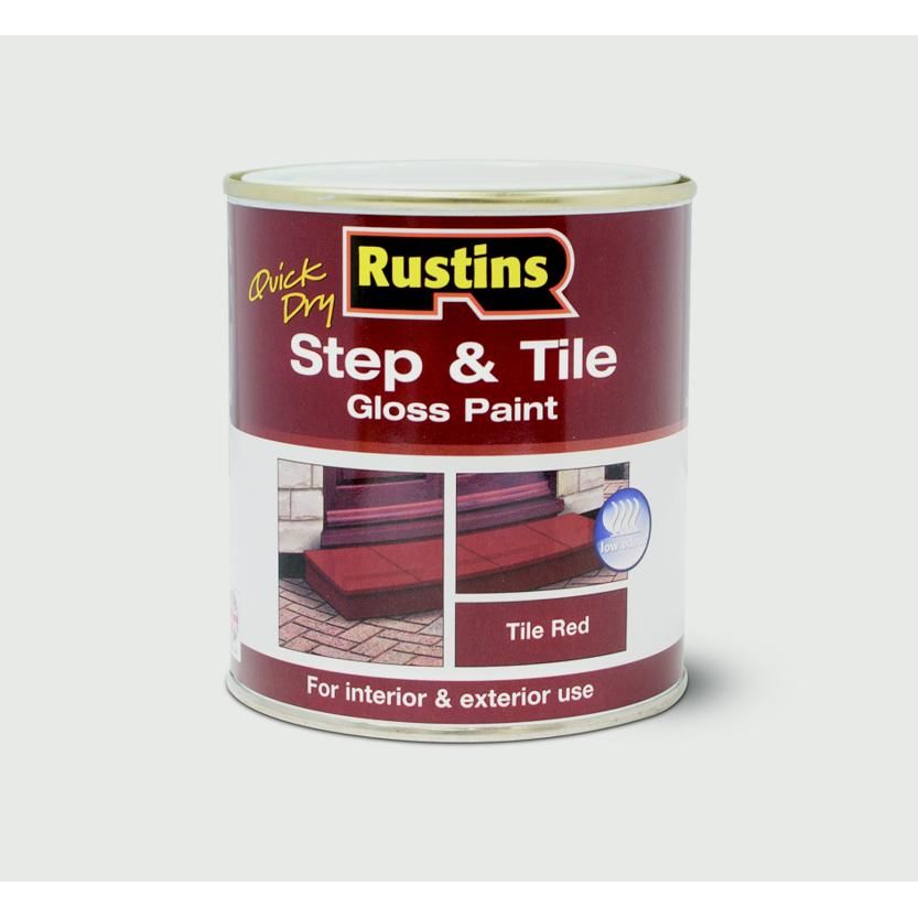 Rustins Quick Drying Step Tile Red