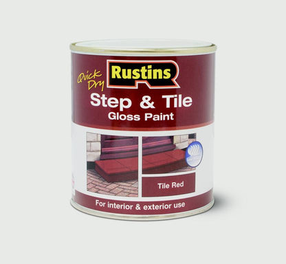 Rustins Quick Drying Step Tile Red