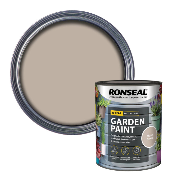 Ronseal Pintura De Jardín 750ml Piedra Cálida