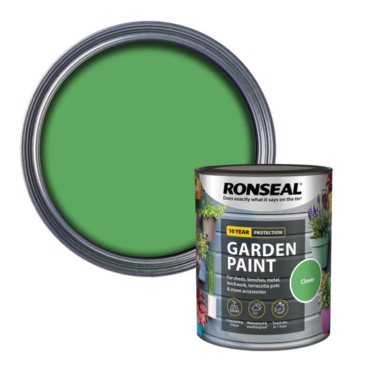 Ronseal Garden Paint 750ml Clover