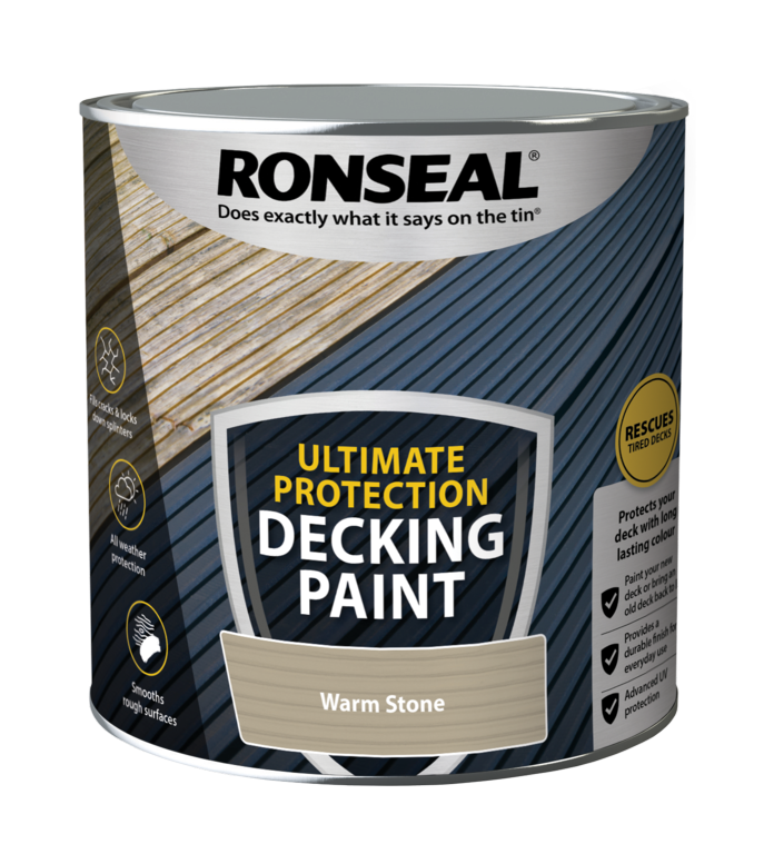 Ronseal Ultimate Protection Decking Paint 2.5L Warm Stone