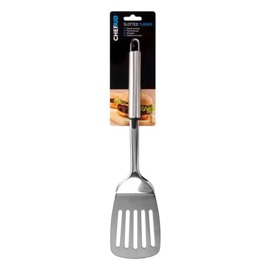 Chef Aid Slotted Turner Silver