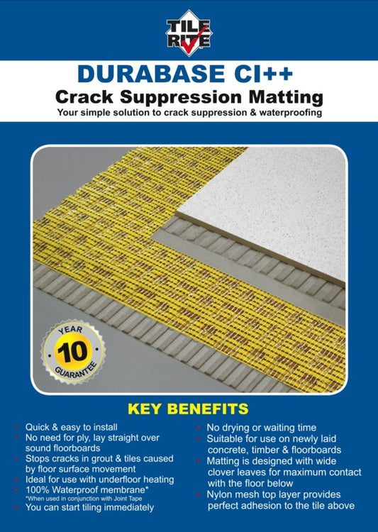 Tile Rite Durabase CI++ Crack Suppression Matting