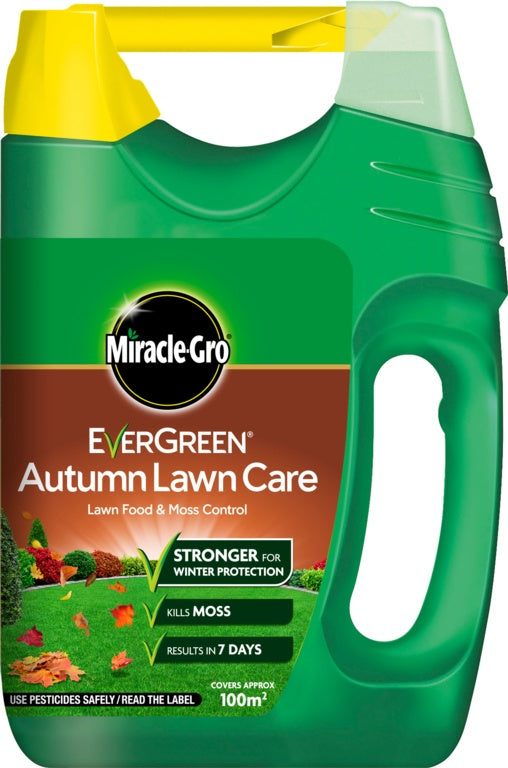 Épandeur Miracle-Gro® Evergreen pour entretien de la pelouse d'automne, 100 m2