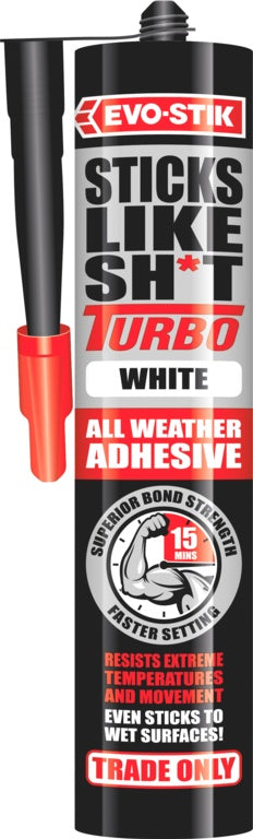 Evo-Stik Sticks Like Sh*t Turbo White 290ml