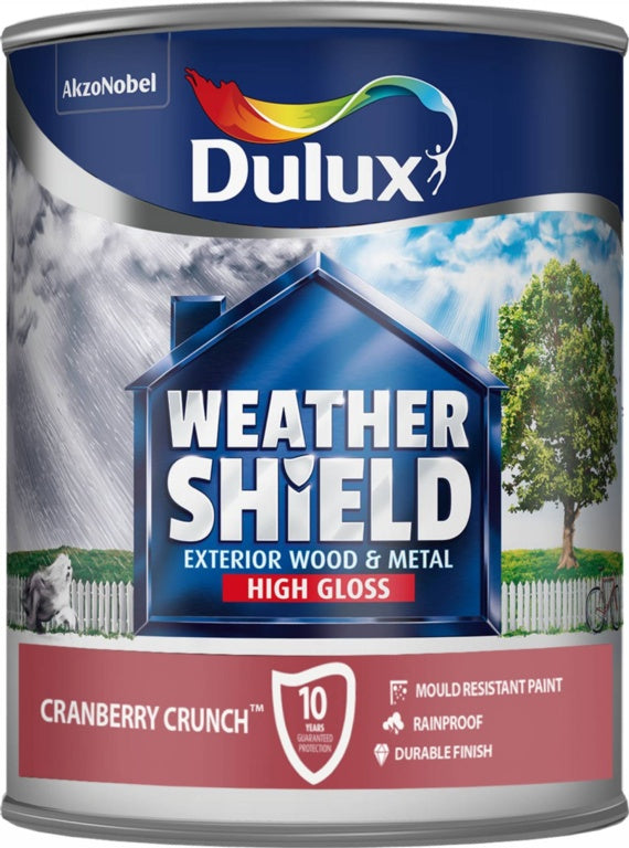 Dulux Weathershield Gloss 750ml Arándano/Crunch