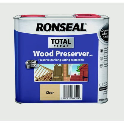 Ronseal Total Wood Preserver 2.5L Clear