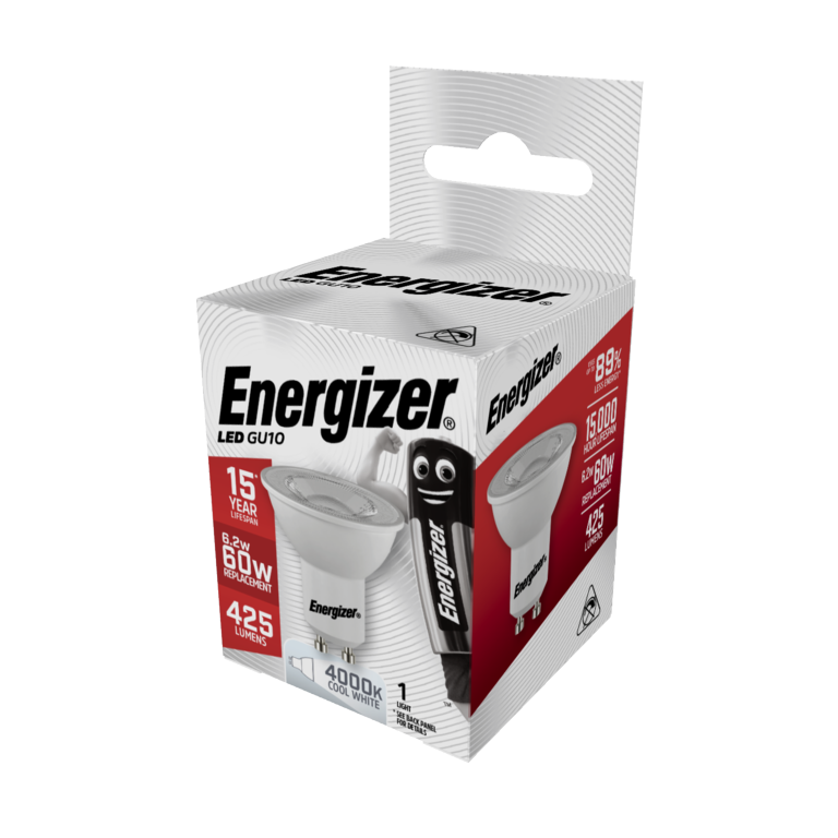 Energizer LED GU10 Cool White 36"