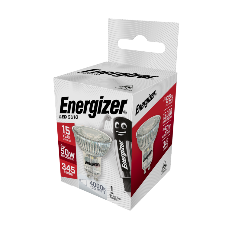 Energizer LED GU10 Cool White 36"