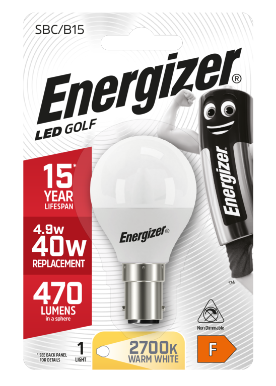 Energizer LED Golf Ball Lamp Warm White