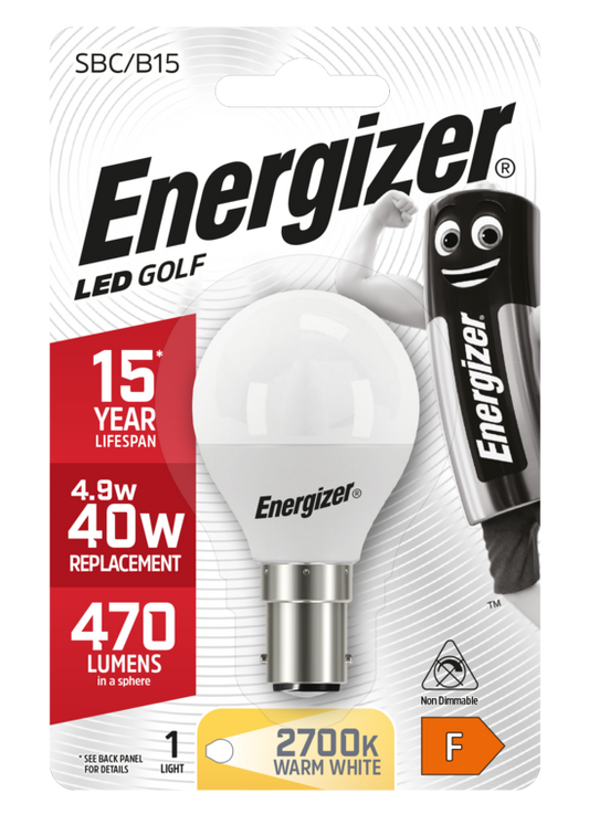 Energizer LED Golf Ball Lamp Warm White