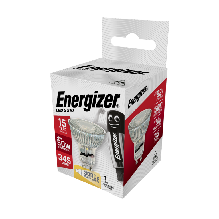 Energizer LED GU10 Warm White 36"