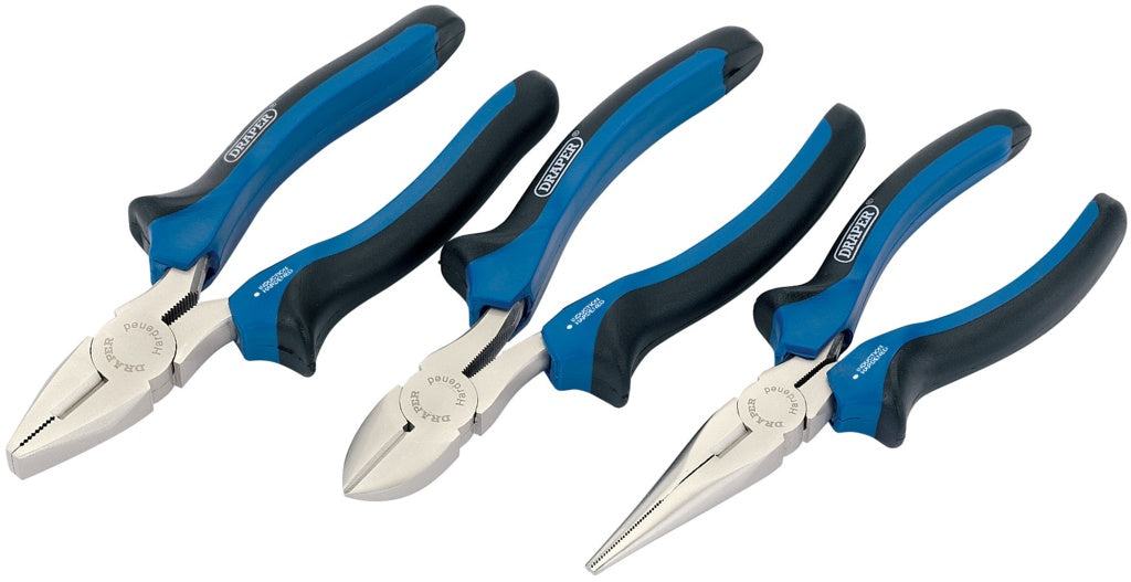 Draper Soft Grip Pliers Set