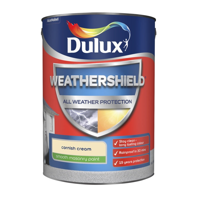 Dulux Weathershield Smooth Masonry Paint 5L